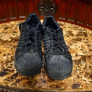 Black shell toe Adidas